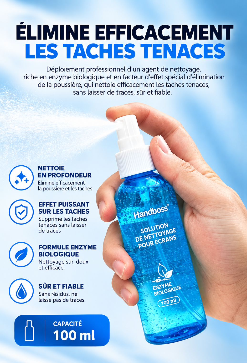 Spray Nettoyant aux Enzymes Biologiques